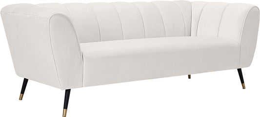 Beaumont Cream Velvet Sofa