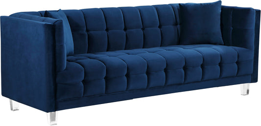 Mariel Navy Velvet Sofa