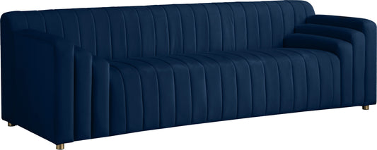 Naya Navy Velvet Sofa