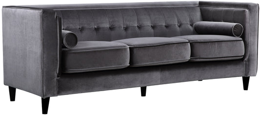 Taylor Grey Velvet Sofa