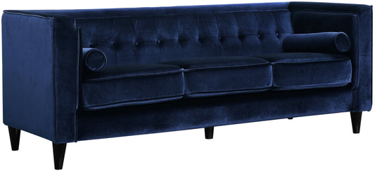 Taylor Navy Velvet Sofa