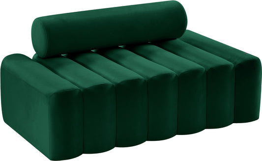 Melody Green Velvet Loveseat