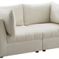 Jacob Cream Velvet Modular Sofa