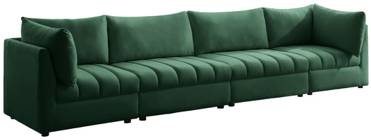 Jacob Green Velvet Modular Sofa