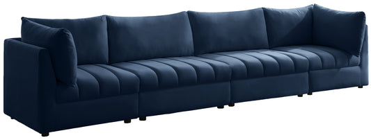 Jacob Navy Velvet Modular Sofa