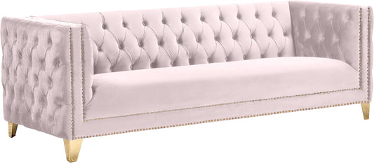 Michelle Pink Velvet Sofa