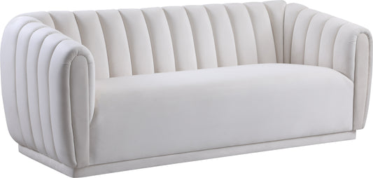 Dixie Cream Velvet Sofa