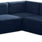 Quincy Navy Velvet Modular Sectional