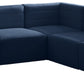 Quincy Navy Velvet Modular Sectional