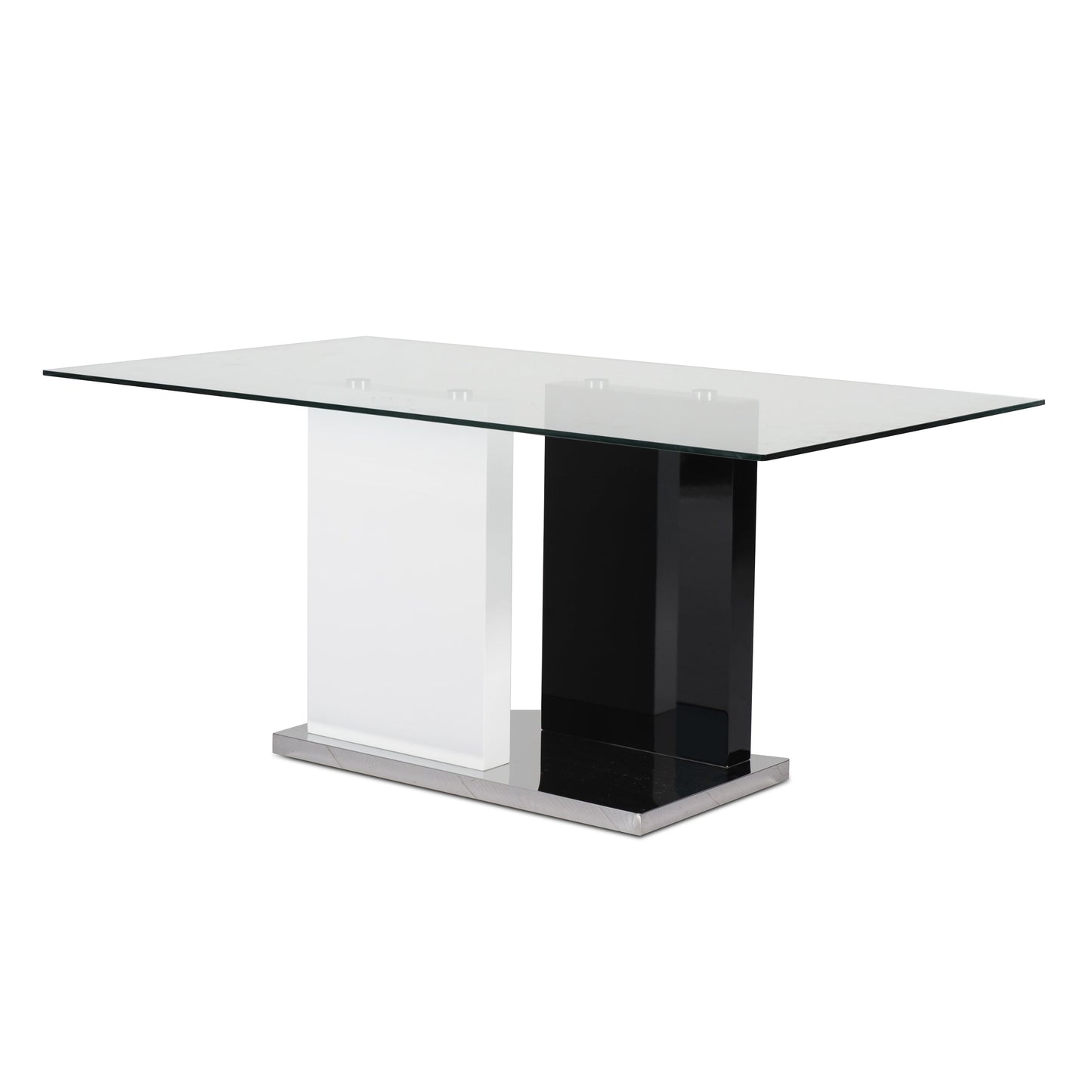 Virgil Dining Table - Black/White