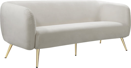 Harlow Cream Velvet Sofa