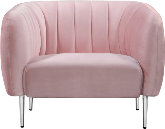 Willow Pink Velvet Chair