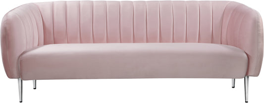 Willow Pink Velvet Sofa