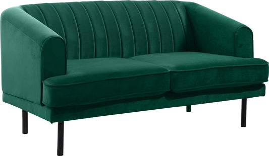 Rory Green Velvet Loveseat