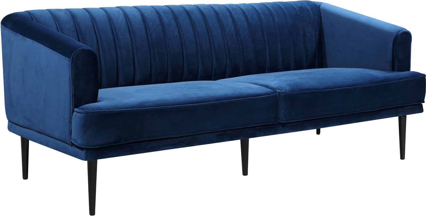 Rory Navy Velvet Sofa