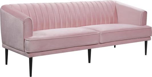 Rory Pink Velvet Sofa