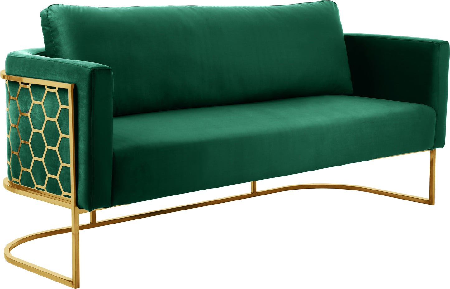 Casa Green Velvet Sofa