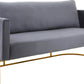 Casa Grey Velvet Sofa