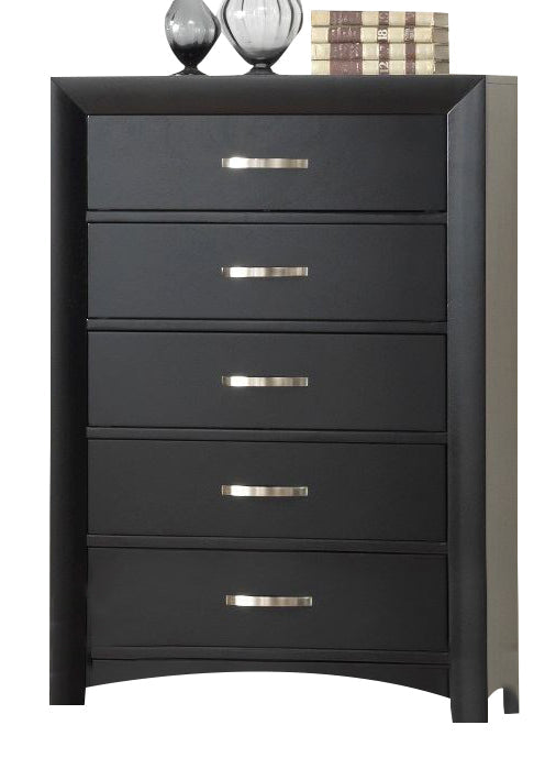 Crown Mark Furniture Galinda Drawer Chest in Black image