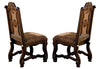 Crown Mark Neo Renaissance Dining Side Chair in Warm Brown (Set of 2) image