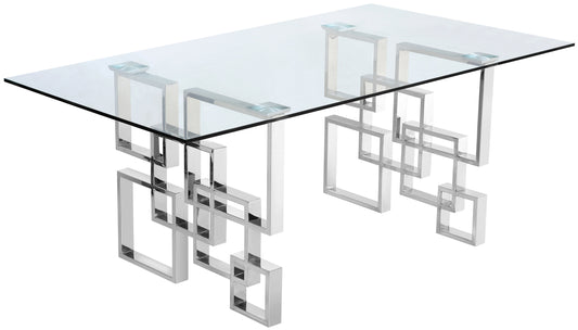 Alexis Chrome Dining Table