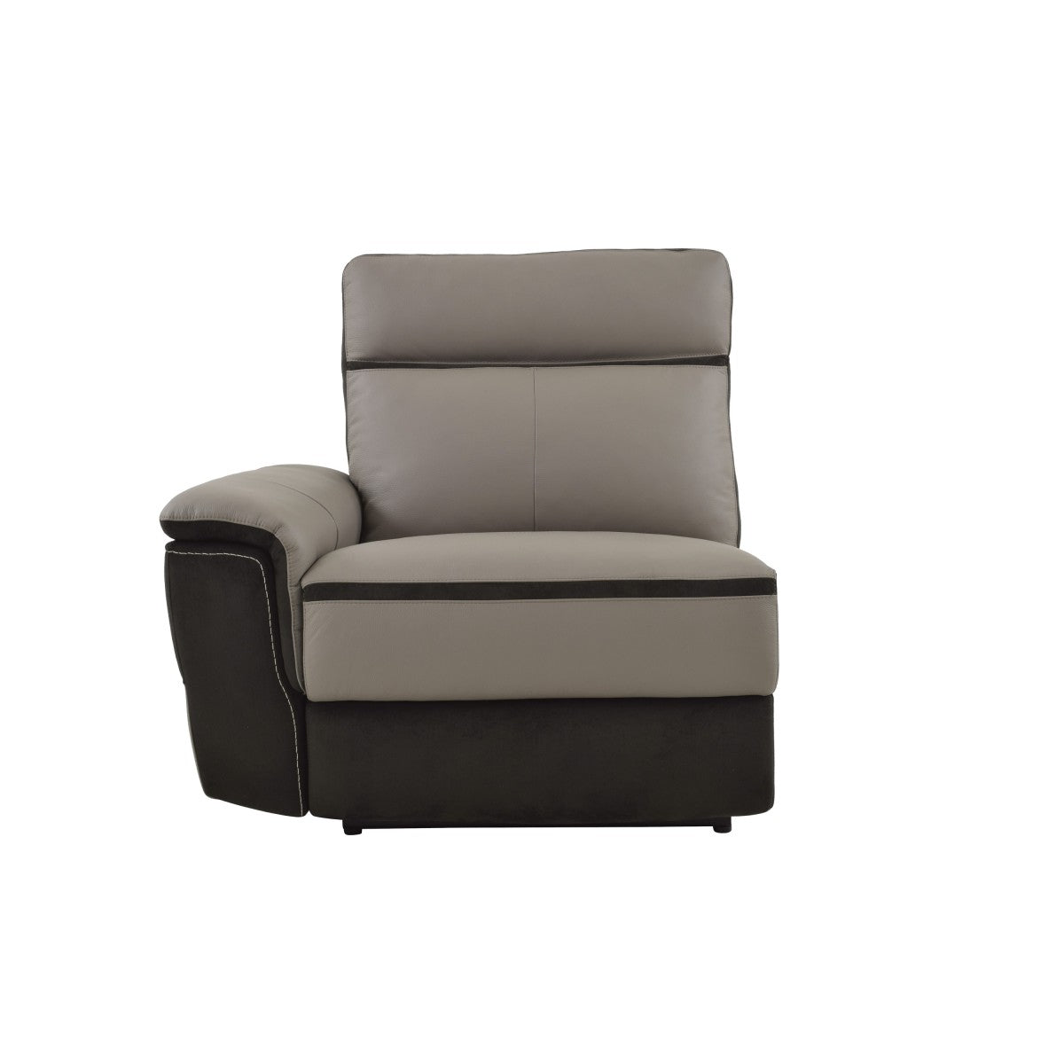 Homelegance Furniture Laertes Power LSF Reclining Chair in Taupe Gray 8318-LRPW image