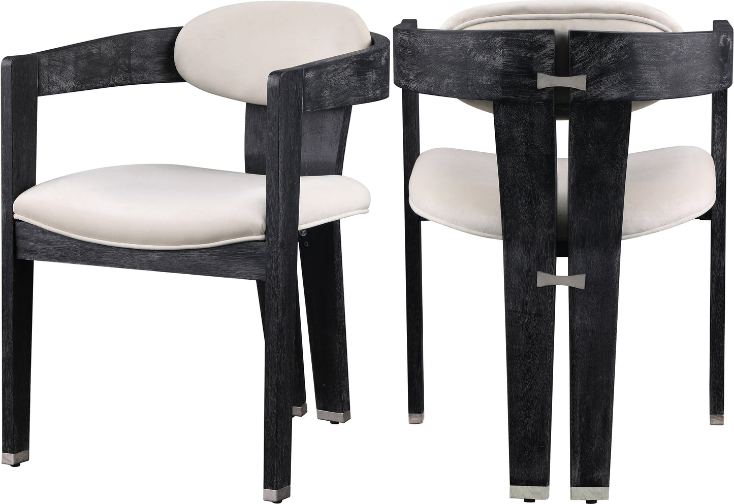 Vantage Cream Velvet Dining Chair