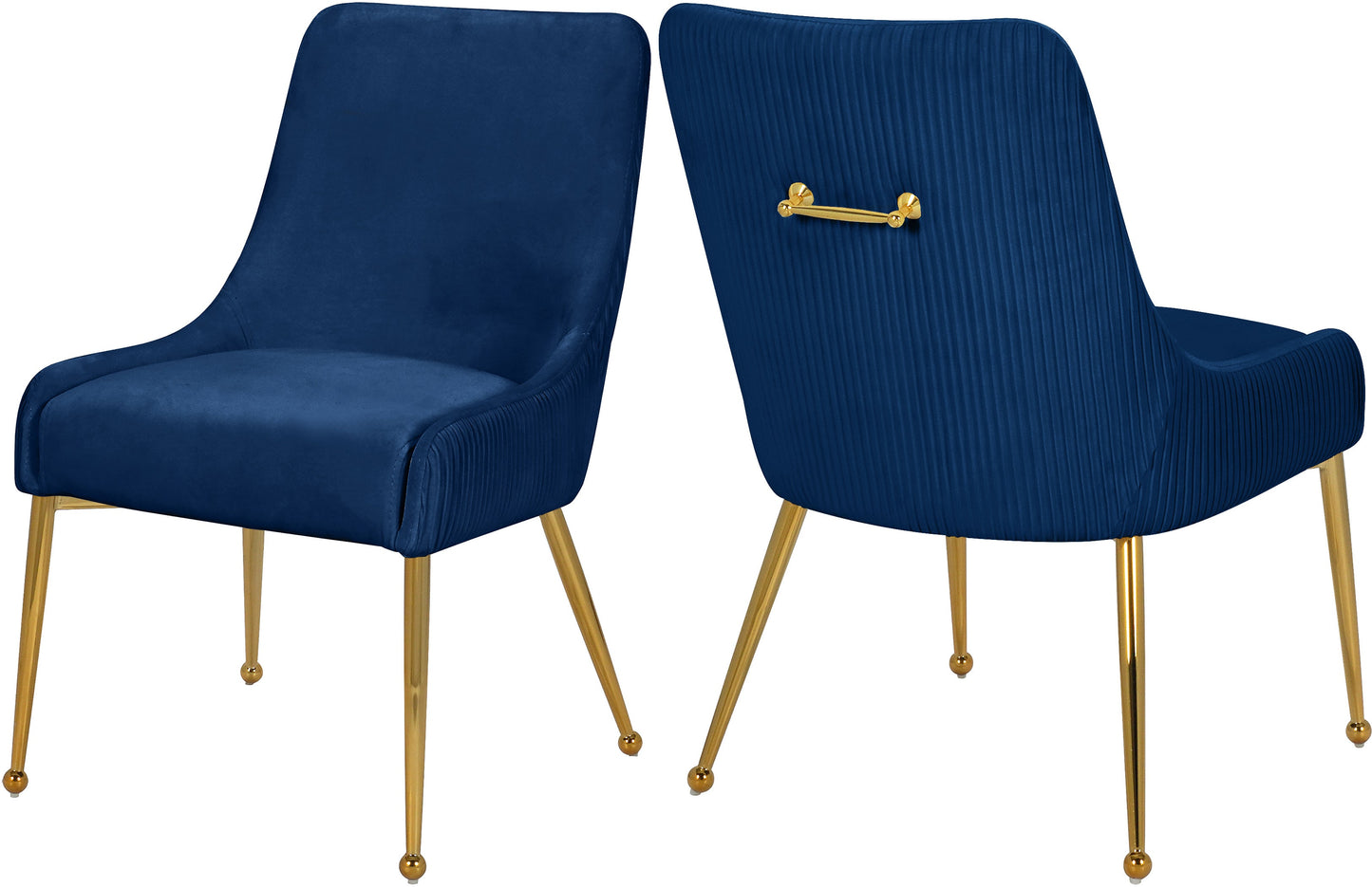 Ace Navy Velvet Dining Chair