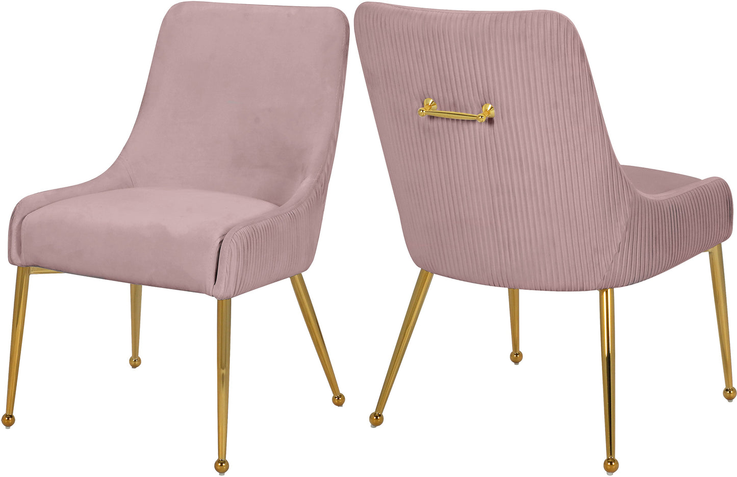 Ace Pink Velvet Dining Chair