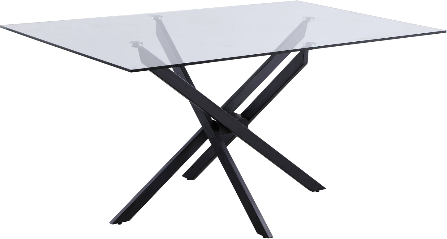 Xander Matte Black Dining Table