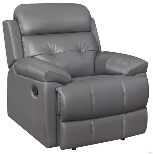 Homelegance Furniture Lambent Double Reclining Chair in Dark Gray image