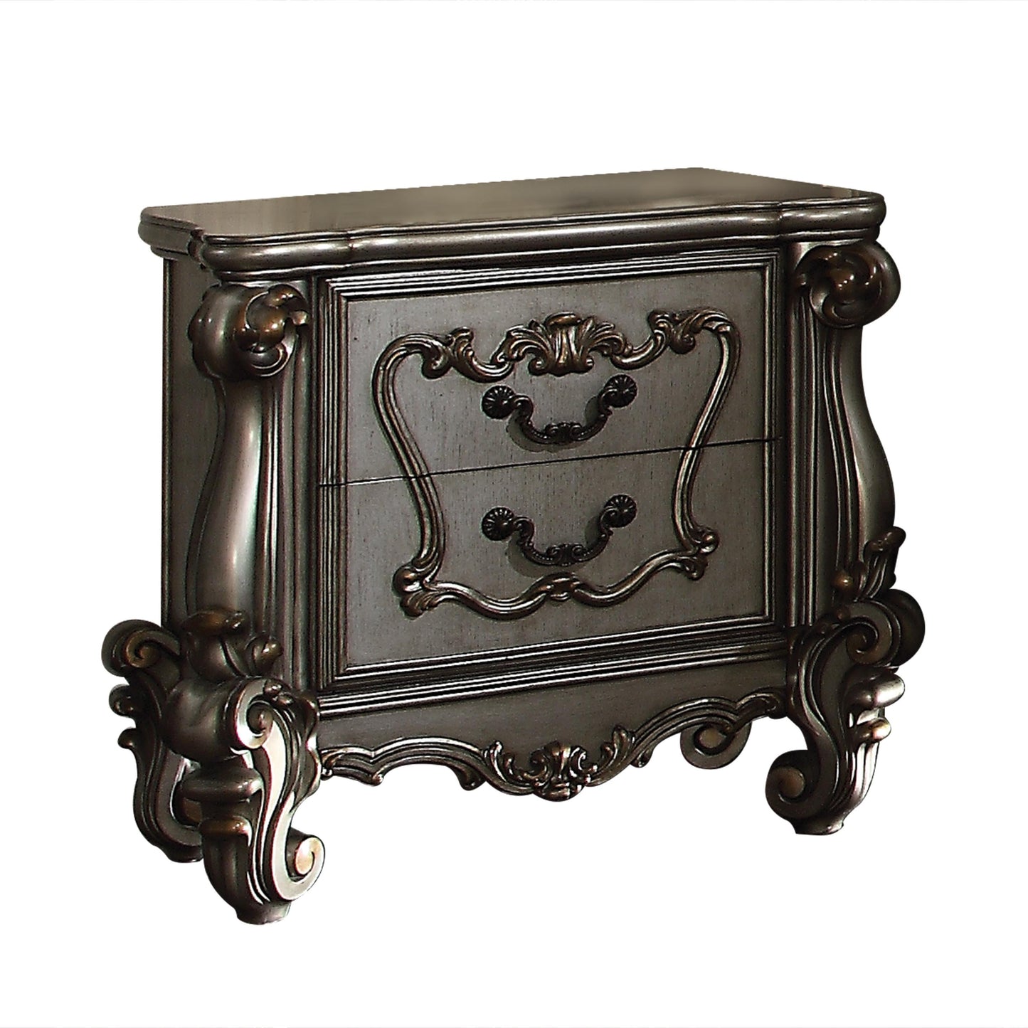 Versailles Antique Platinum Nightstand