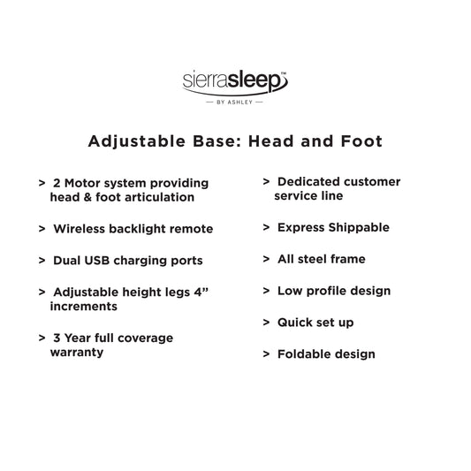 Head-foot - Adjustable Base