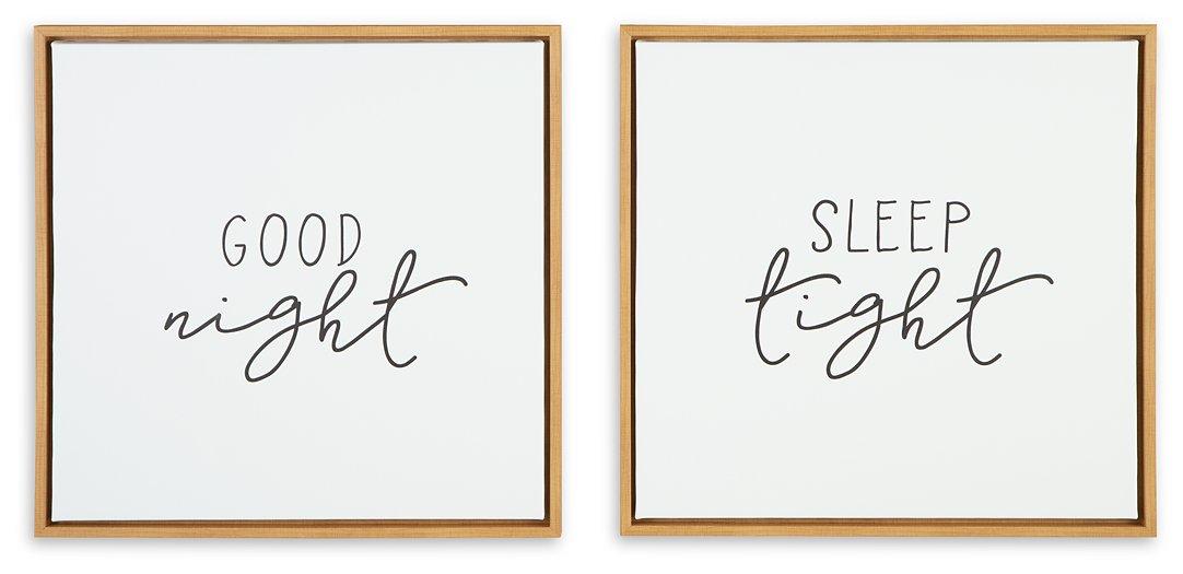 Olymiana White/Black Wall Art (Set of 2)