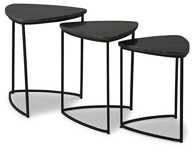 Olinmere Black Accent Table (Set of 3)