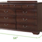 Aspen Queen 5 Piece Traditional Bedroom set made with Wood