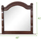 Aspen Traditional Mirror made with Wood