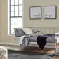 Trentlore White Twin Metal Day Bed with Platform