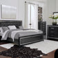 Kaydell Black LED Platfom Bedroom Set
