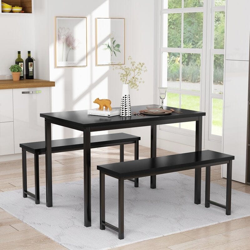 Blomkest 4 - Person Breakfast Nook Dining Set