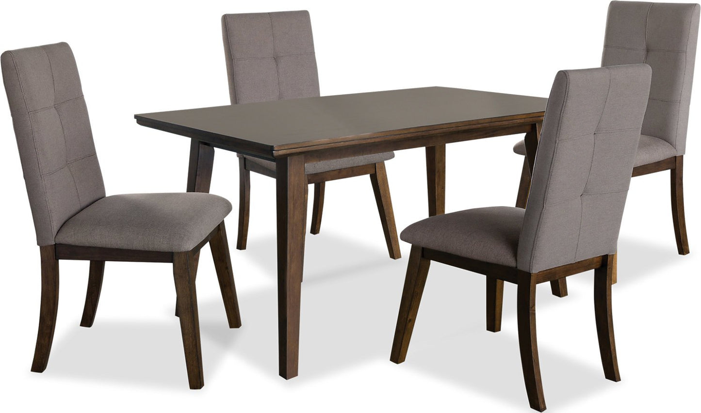 Argyle 5-Piece Dining Package - Brown