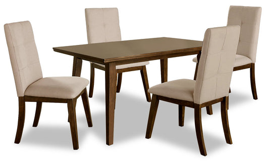 Argyle 5-Piece Dining Package - Beige