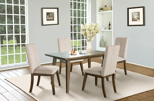 Argyle 5-Piece Dining Package - Beige