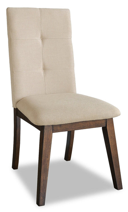 Argyle Fabric Dining Chair - Beige