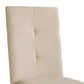 Argyle Fabric Dining Chair - Beige