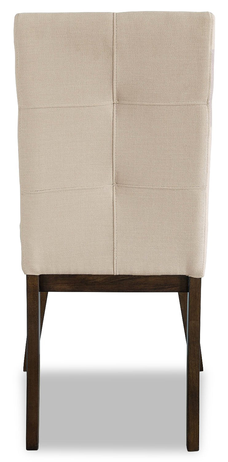 Argyle Fabric Dining Chair - Beige