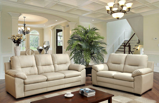 PARMA Warm Gray Sofa + Love Seat