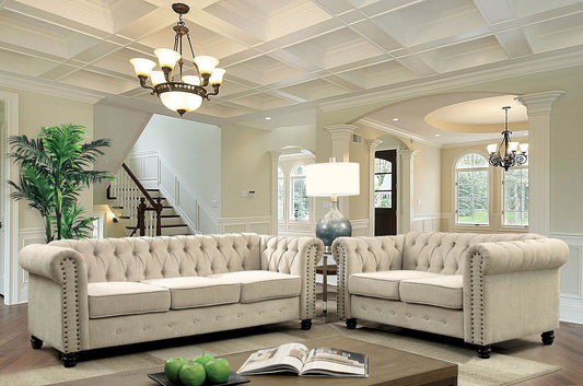 Winifred Ivory Sofa + Love Seat