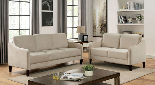 KASSEL Sofa + Loveseat, Beige