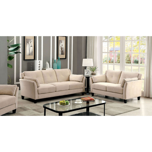 YSABEL Sofa + Love Seat + Chair, Beige